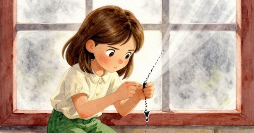 The Upside-Down Bamboo Rod Behind the Screen