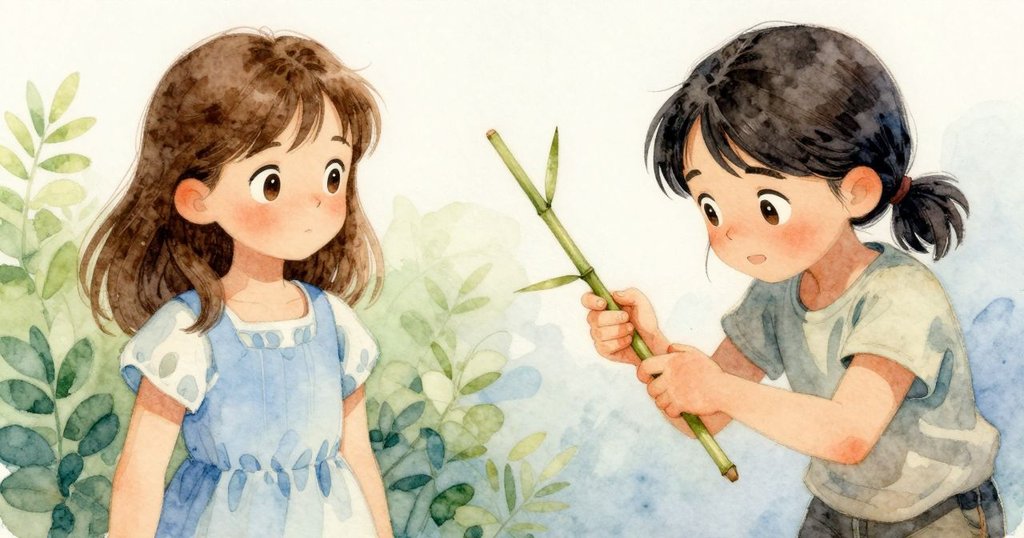 近距離展現Paloma手握竹竿精準揮動，細膩汗珠與質感在柔光中清晰呈現