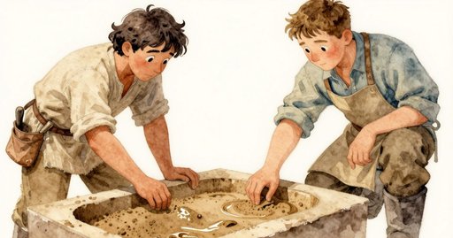 Diverted Oil Stripe in the Foundry