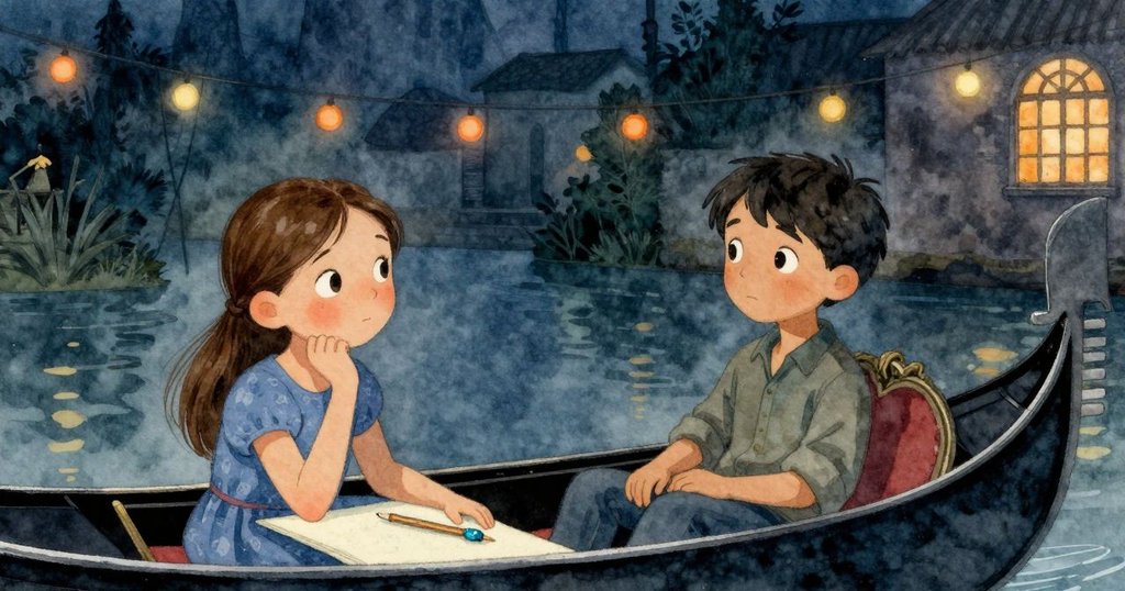 最終鏡頭中,珠子靜靜放於鉛筆旁,窗外燈泡閃爍映照摩天輪,艙內動作漸止,營造寧靜結局