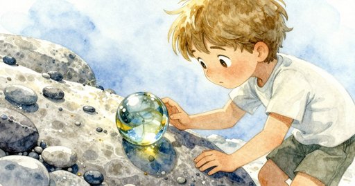 The Glass Marble Beneath the Salt Line