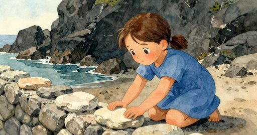 One Cobble Less Along the Tidal Stone Wall