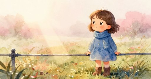 One Ribbon Remains on the Foggy Fence