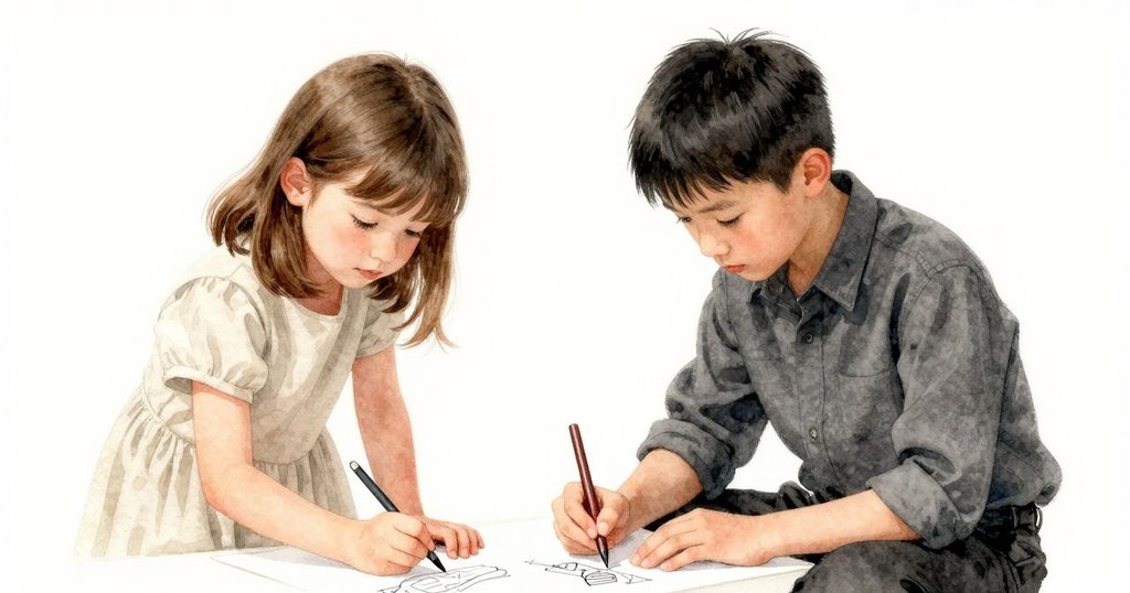 達拉與克萊德共享默契時刻,達拉專注揮動畫筆,克萊德溫柔點頭鼓勵,情感紐帶促進情節發展。