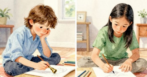 Pebble Lines Under the Brass Lens