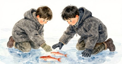 Crimson Thread Beneath the Ice