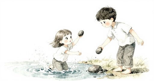 Driftwood Lifted on the Tidal Flat