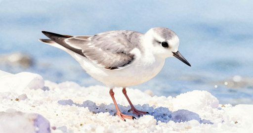 The Bird That Marked the Salt Crust