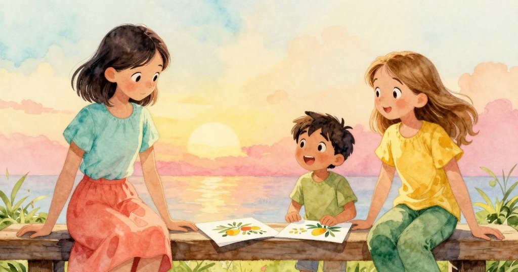 Hollis與Flora在暗房中共享歡樂時刻，欣賞完美打印品，臉上掛滿成功喜悅與滿足感