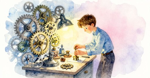 Amber Cloth at the Watchmaker’s Desk