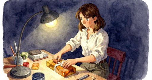 Polished Amber and the Hidden Wing