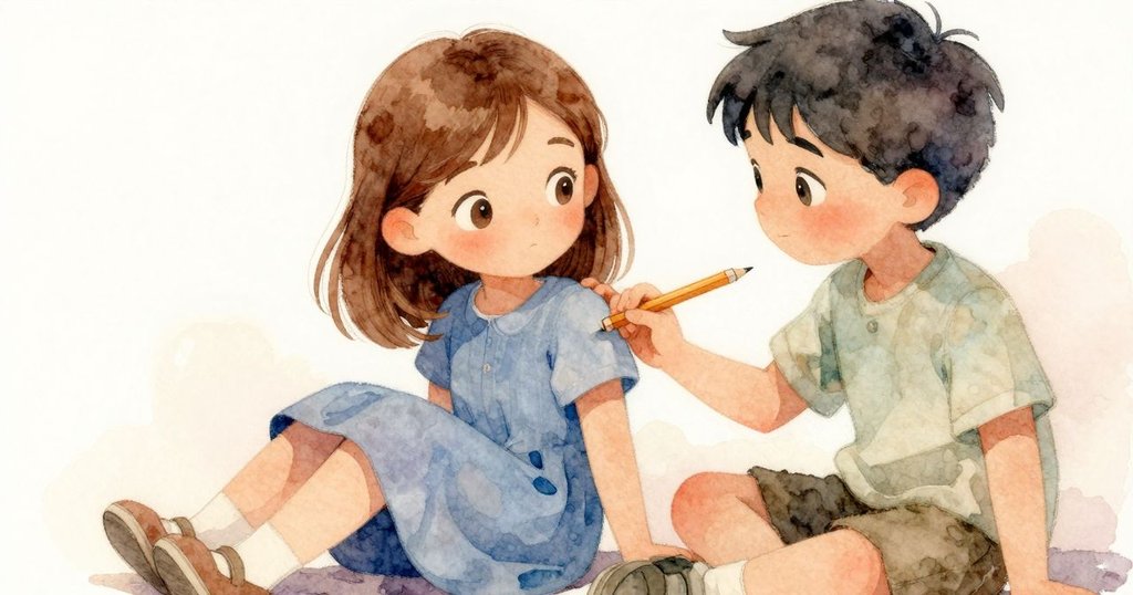 Drake輕觸Esme時兩人肩並肩靠近，她暫停素描，彼此眼神交流中透露出驚喜與默契