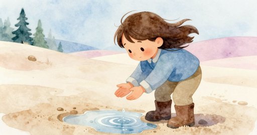 Beetles Drink a Single Drop on the Dune