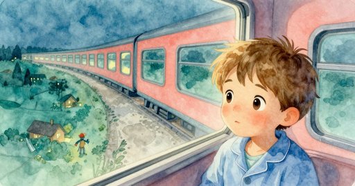 Bruised Pear in the Night Train Cabin