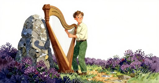 When a Wren Stilled the Harp