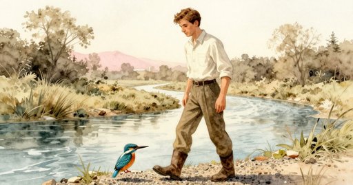 Kingfisher at the Stone Tower