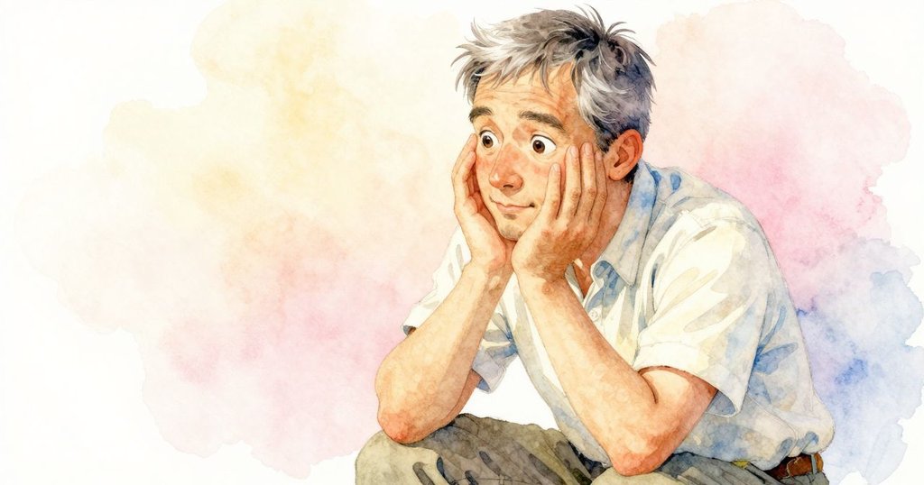 Irving 臉部特寫,因聞到醒目的茴香味而露出驚喜與回憶的神情,畫面柔和溫暖