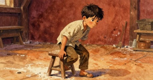 A Swallow’s Nest Behind the Quilted Fabric