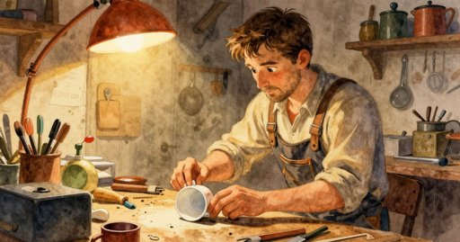 The Upside-Down Teacup in the Music Box Workshop