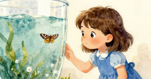 Moth by the Lamp on the Night Train