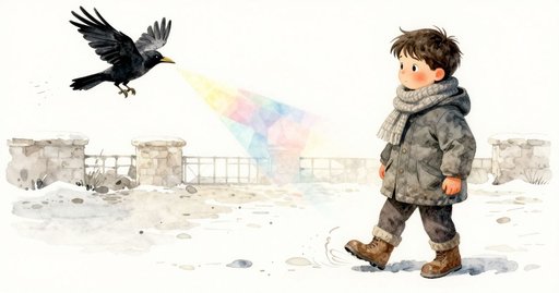 Maren Sees a Prism in the Ice Block