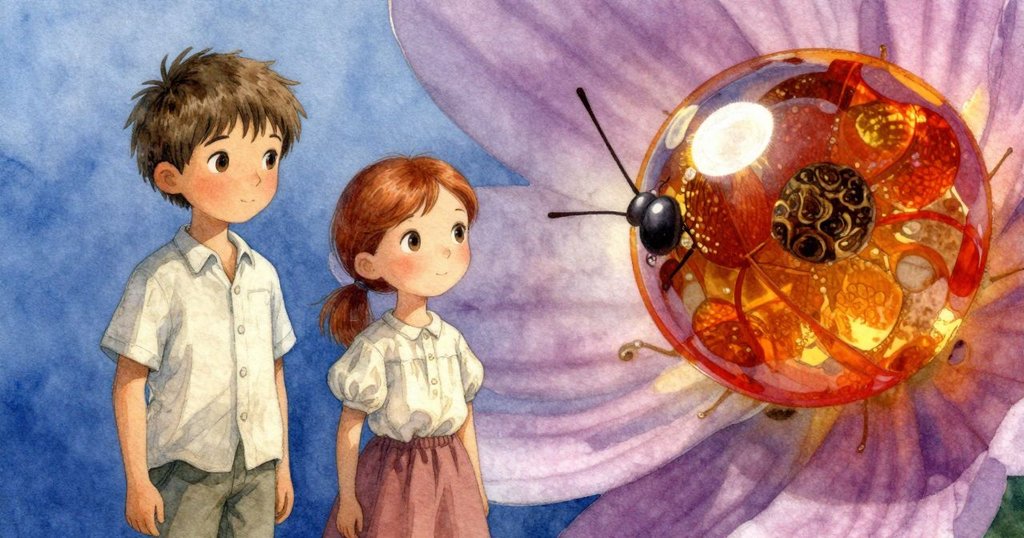 琥珀特寫中展現微妙刮痕與封存昆蟲,燈光聚焦下呈現神秘細膩質感,營造魔幻感受