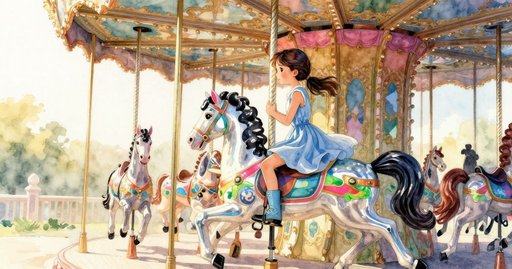 Brass Rings Spill on the Carousel