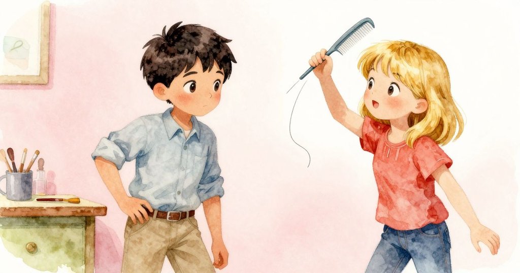 加納在猶豫中低下攪拌棒，芬娜用梳子輕描彩面曲線，工作台上充滿創作張力與實驗精神。