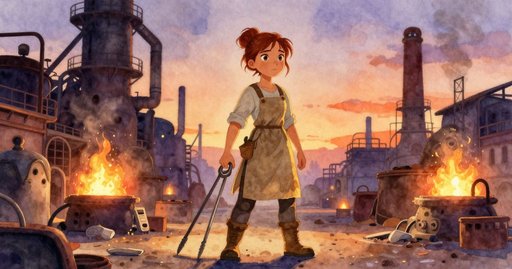 Molten Iron’s Silver Veil