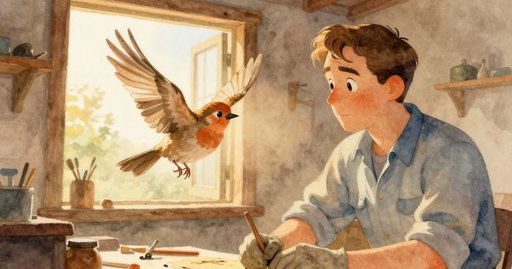 Wren Marks the Lacquered Bowl