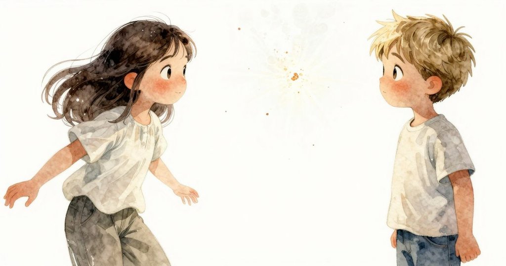 鏡頭特寫展現機械細節與漂浮花粉，猶如置身水下般發光，營造出夢幻又神秘的氛圍。