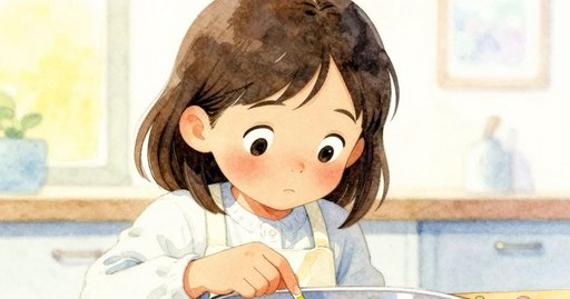 Hovering Hand at the Marbling Tray