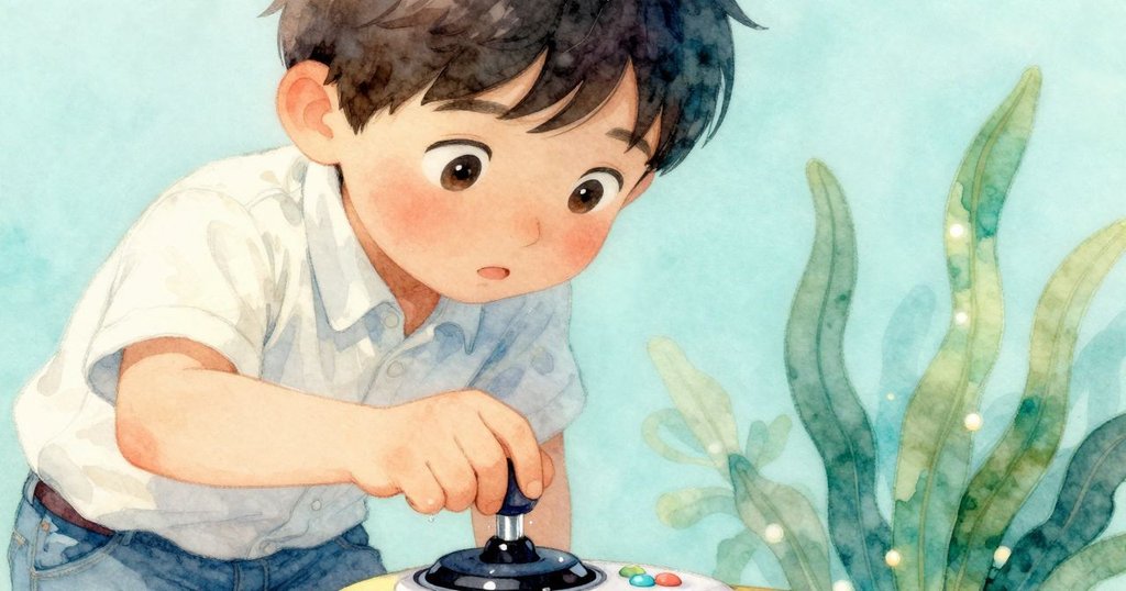 Xander凝神注視操縱杆，下壓按鈕上滴露水清晰呈現，手指輕顫展現內心掙扎與果決。