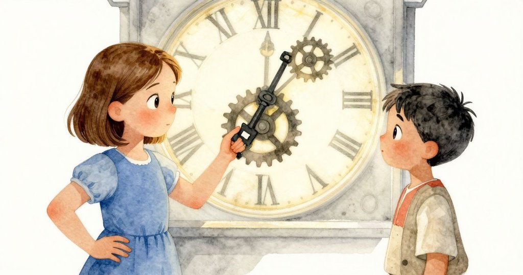 結尾場景中，Uma站立自信，鑰匙發出清脆一聲，齒輪復動，Pierce靜觀鐘樓內部，溫暖光芒中留有神秘感