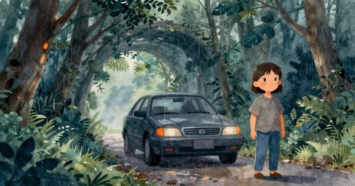 When the Fallen Branch Burst on the Forest Road