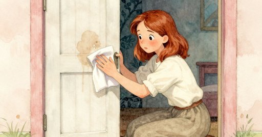 Reading Around a Moisture Stain in the Weather Hut