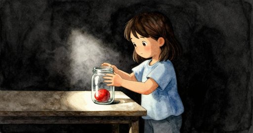 A Droplet’s Detour Inside the Glass Jar