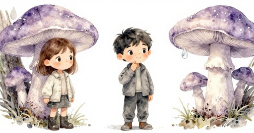 The Bracket Fungus and the Falling Droplet