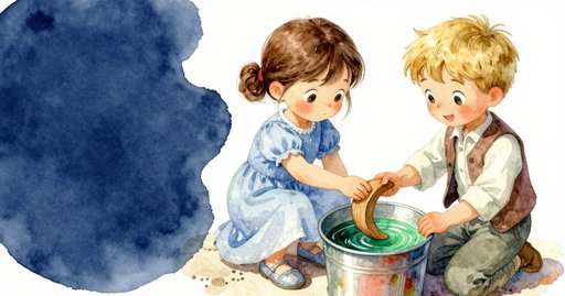 Dye Spills from the Tin Tub