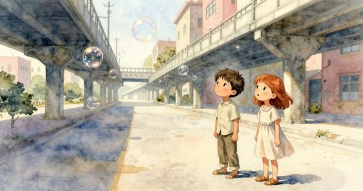 Bubble Under the Overpass Wind