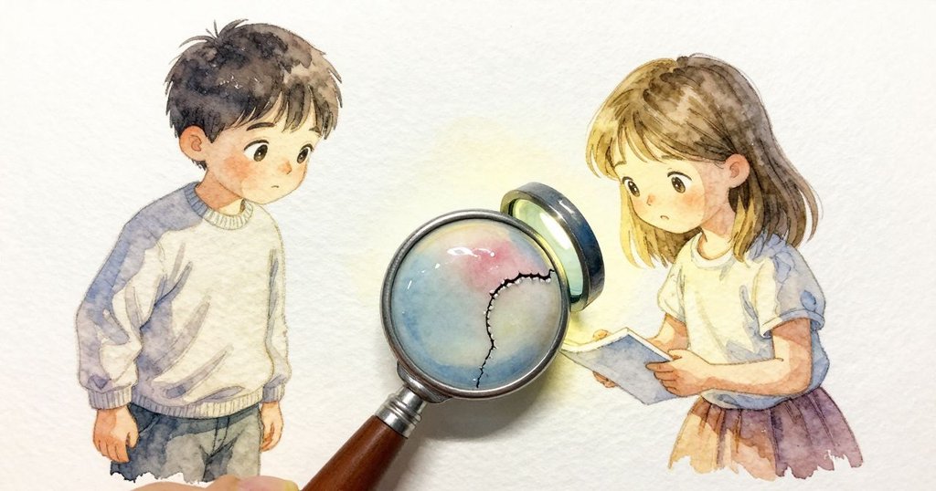 鏡下近拍露出陶瓷壺蓋旋鈕的接縫與新月裂痕,Yves和Britt看見真相,發現達到高潮。