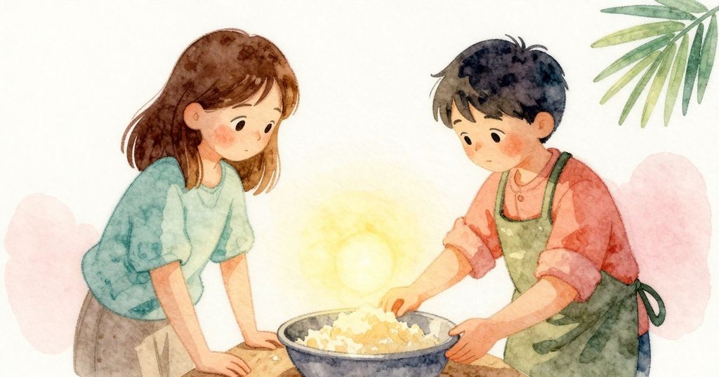 Clara 和 Harris 的 金屬 碗 特寫, 碎蠟 堆積 成 小 山, 工作 持續, 氛圍 平靜 專注