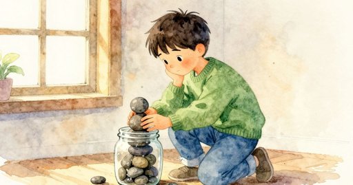 Pebble Belltower Redirects a Terrarium Water Track