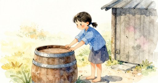 Rolling Barrel and the Yard Hedgehog