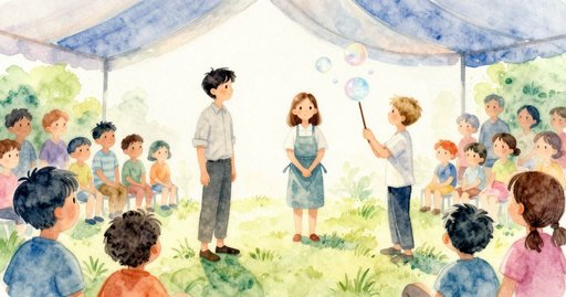 Bubble Wands and a Crate Under the Marquee: One Remains