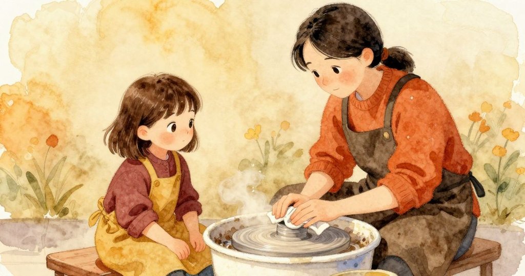 Marnie 用濕布擦手，Colette 與她一同後撤，輪子慢下來，塵土飄過點狀軌跡，氣氛平靜