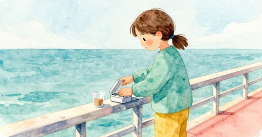 Watercolor on the Bridge as Runoff Changes Color
