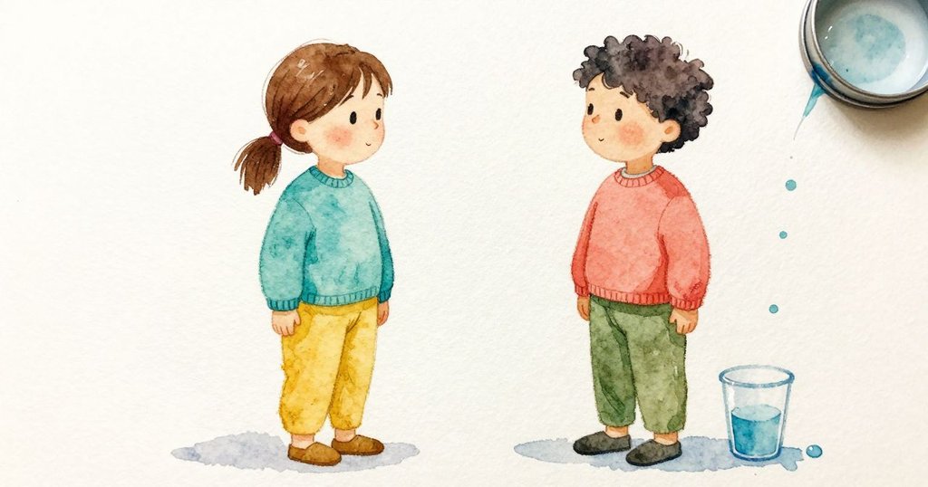 Zadie混入紅黃調色，紙中心成珠，水珠向第一筆滾動，作品緊張停頓的關鍵時刻。