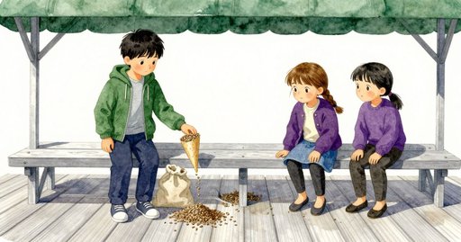 Seeds Roll Into the Ditch at the Station