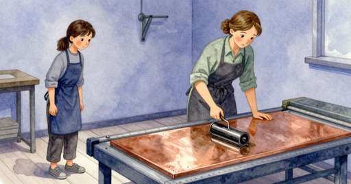 When the Ink Finally Stood on the Plate